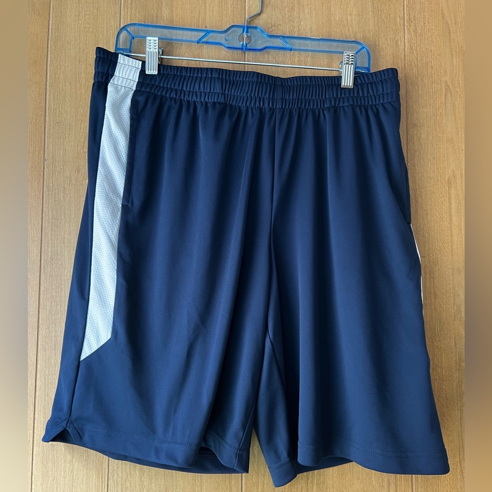 TEK-GEAR Men's Navy Blue Athletic Shorts
